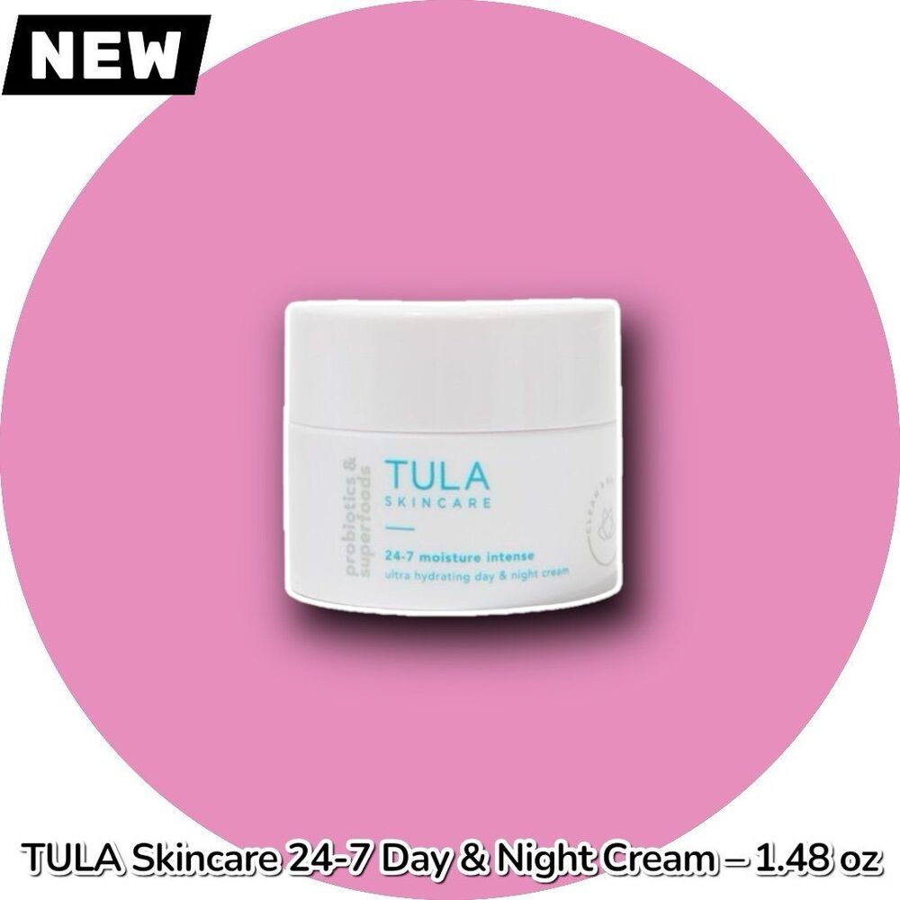 New TULA Skincare 24-7 Moisture Intense Ultra Hydrating Day & Night Cream – 1.48
